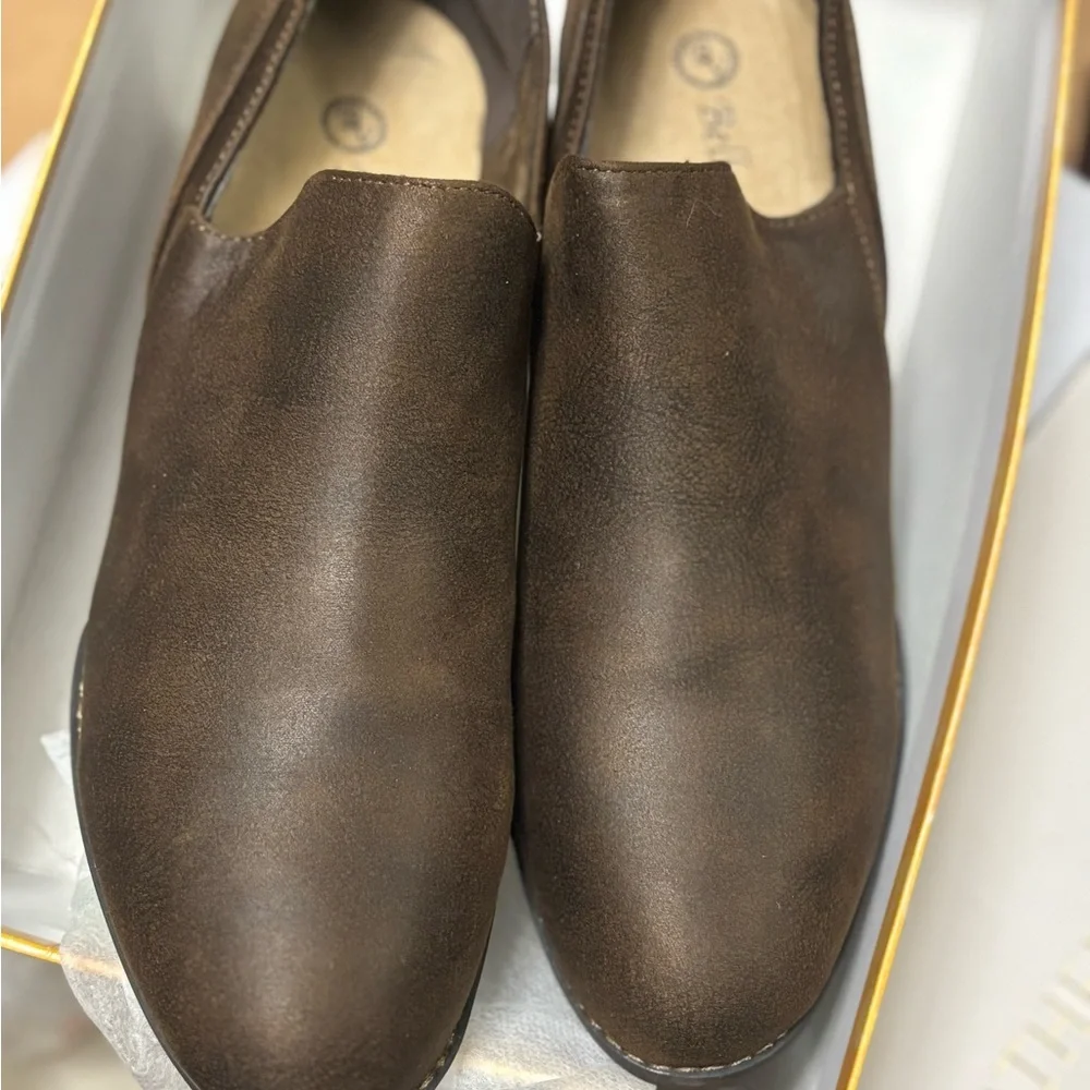 Bella Vita Womens Nakia Faux Leather Slip On Booties New #3
